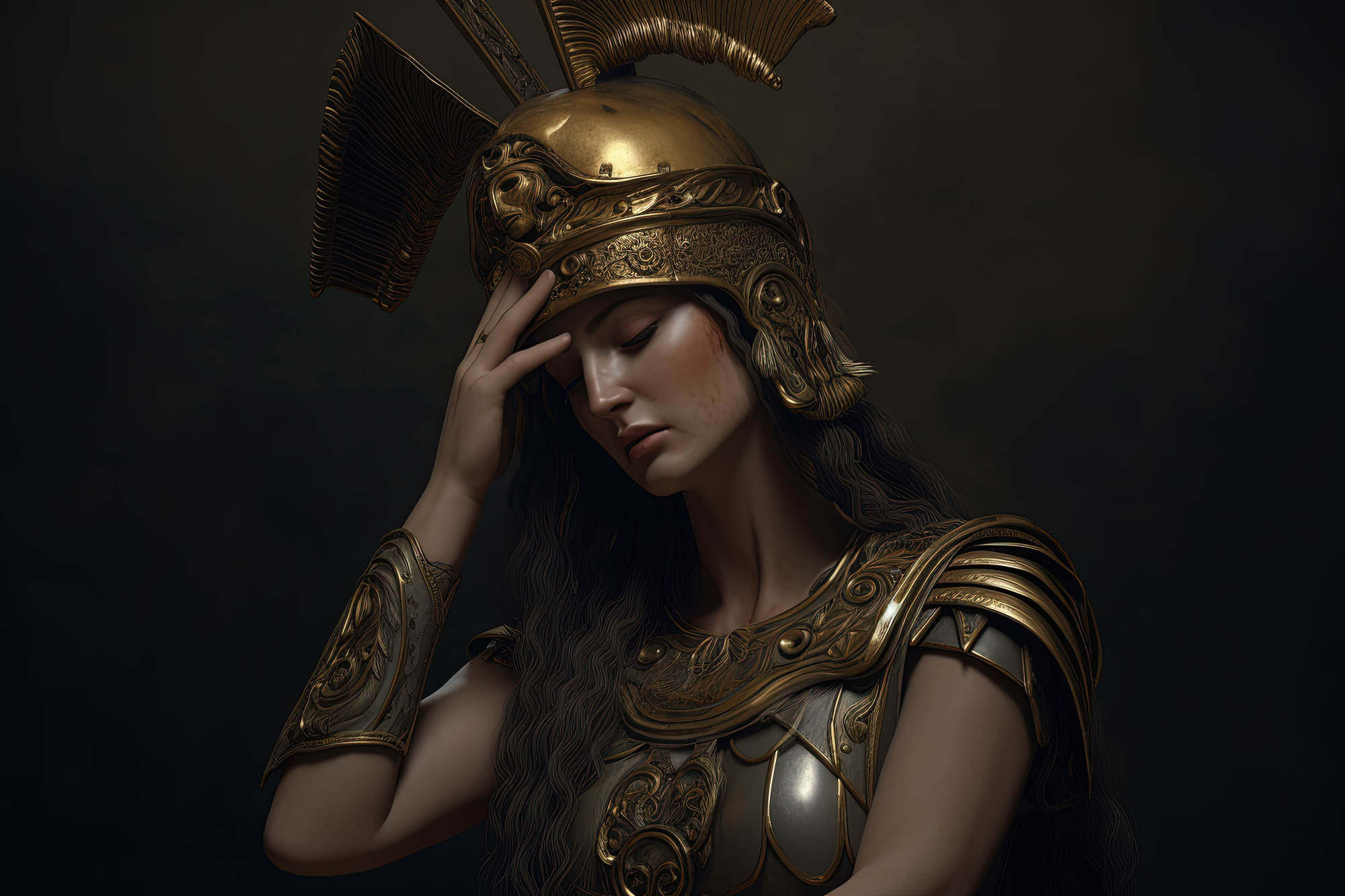 Face-palming Athena